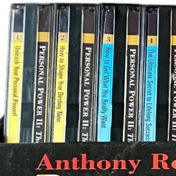 Anthony Robbins Personal Power II The Driving Force Complete Set 25 CDs & Workbk - Picture 2 of 14